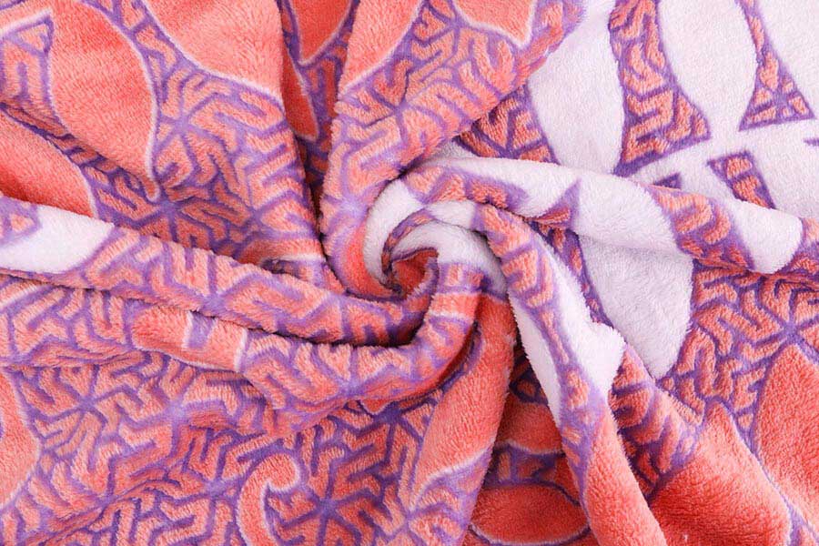 China Supplier Factory Direct Sales Flannel Polyester Velvet Double Side Fabric 