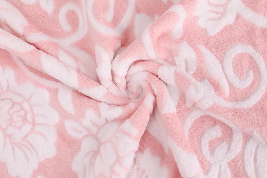 Double Side Velvet Custom Pattern Printings Flannel Baby Blanket Fabric 