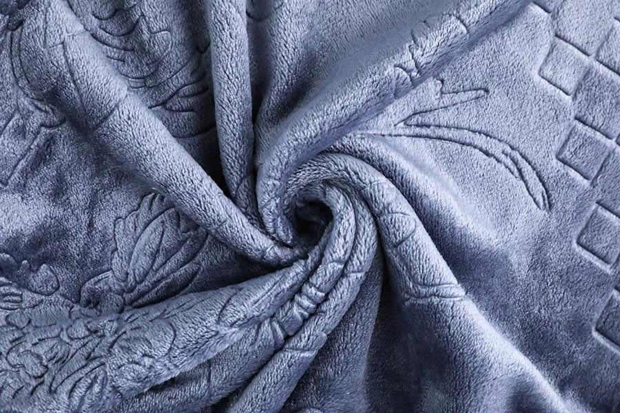 two side 3d cut flowers snowflake printed flannel fleece fabric for pajamas 