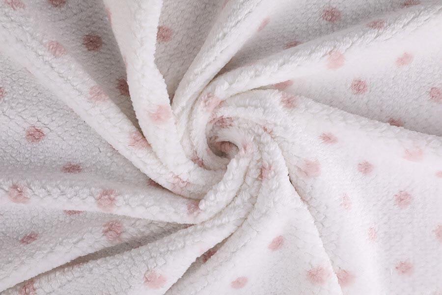 100%Polyester 3D Flannel Burnout Knitted Fleece Breathable Blanket Fabric 