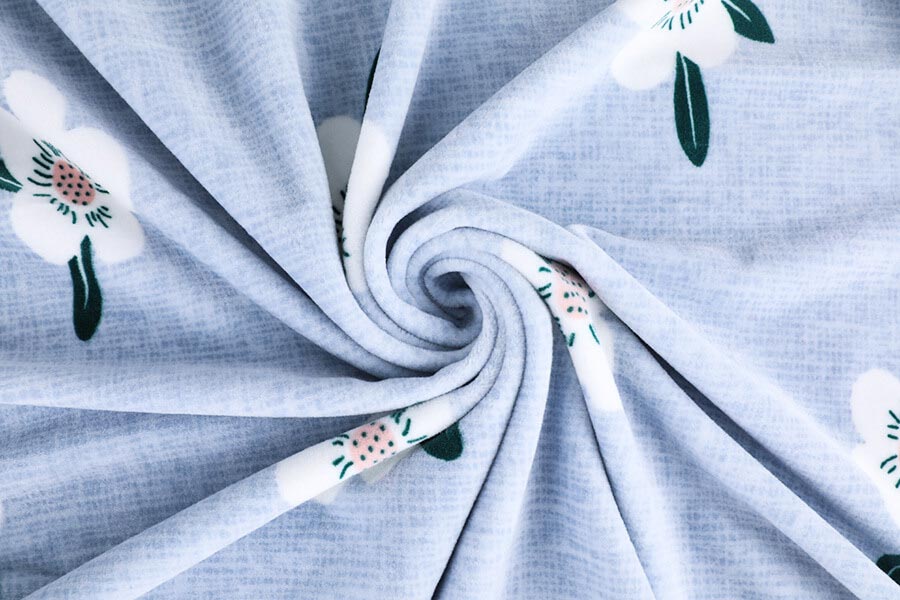 100% Polyester printing double-side comfortable warmth super soft fabric 