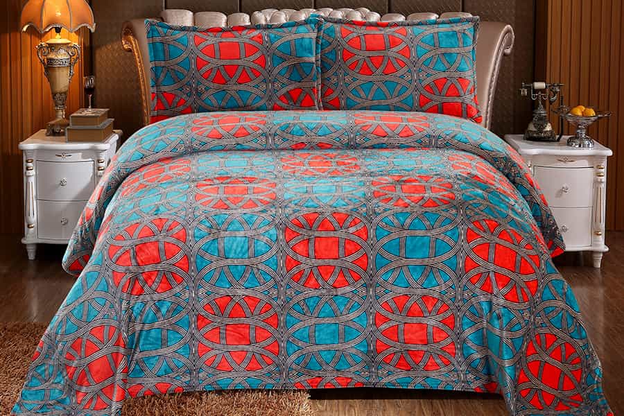 Polyester Microfiber Home Textiles Quilt Pillow Case Duvet Cover Set For Bedroom 