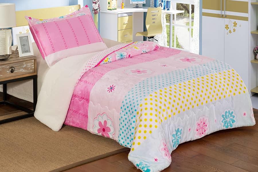 Wholesale Cheap 100% Lamp Fleece Quilt Blanket with Pattern Design for Promotion