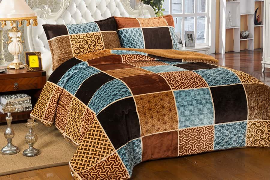 100% flannel bed linen 3cm stripe hotel kids animal cats home bedding set