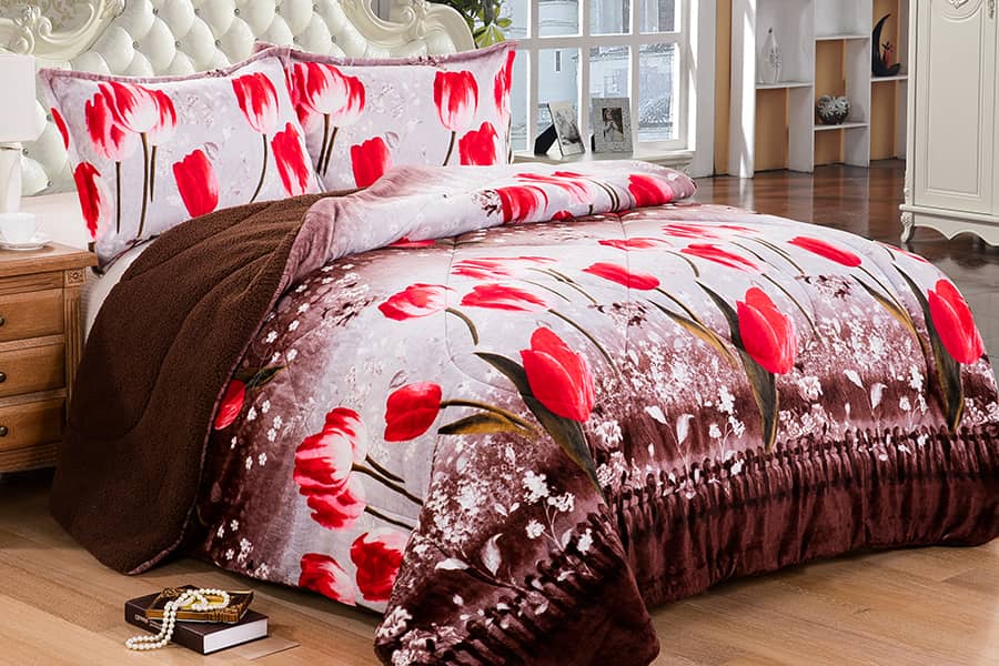 Selection Of Fabrics Inside And Outside The Quilt