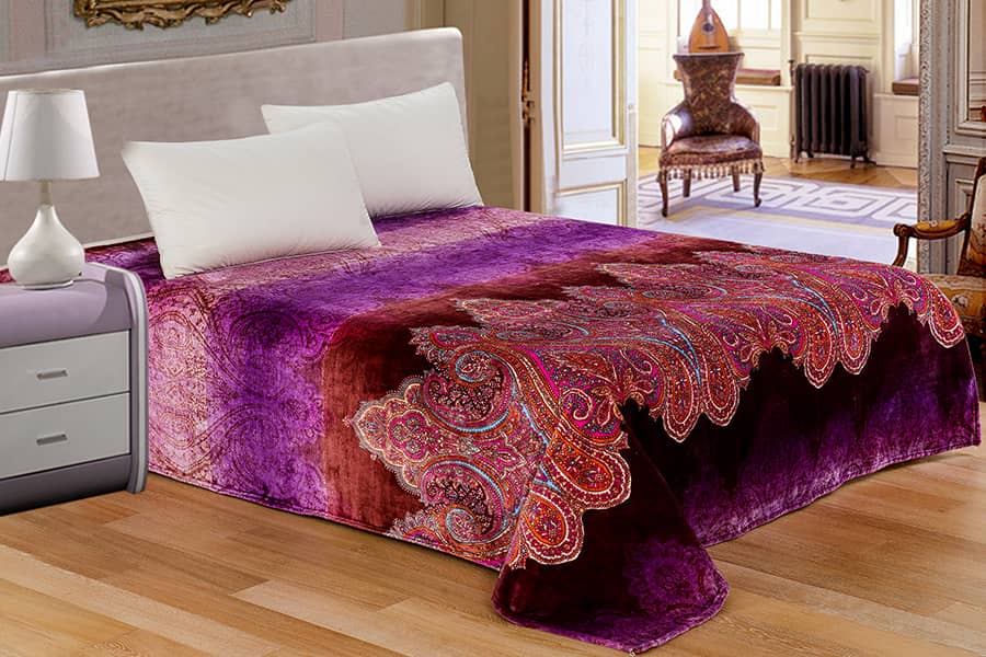 Weaving Pattern Striped Knitted Cation Polyester Baby Blanket 