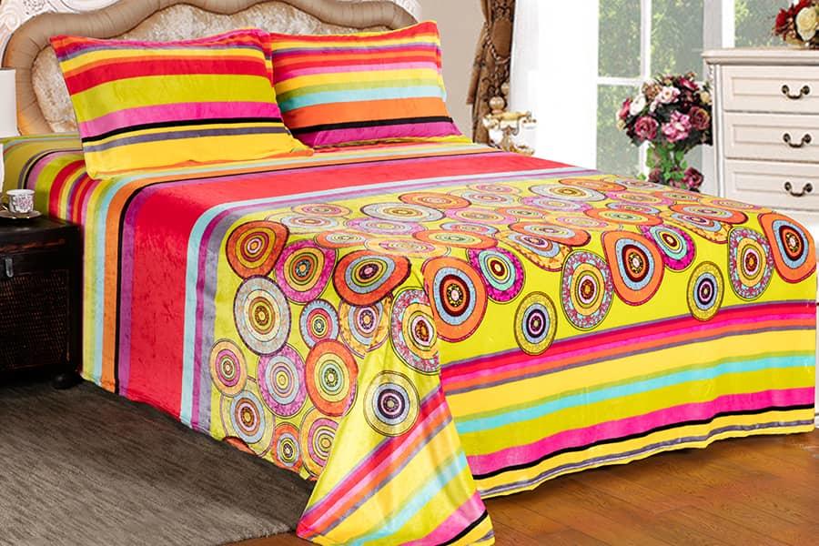 Extra Comfortable Heavy Thick Color Printing Cheap Super Soft Fleece Blankets 