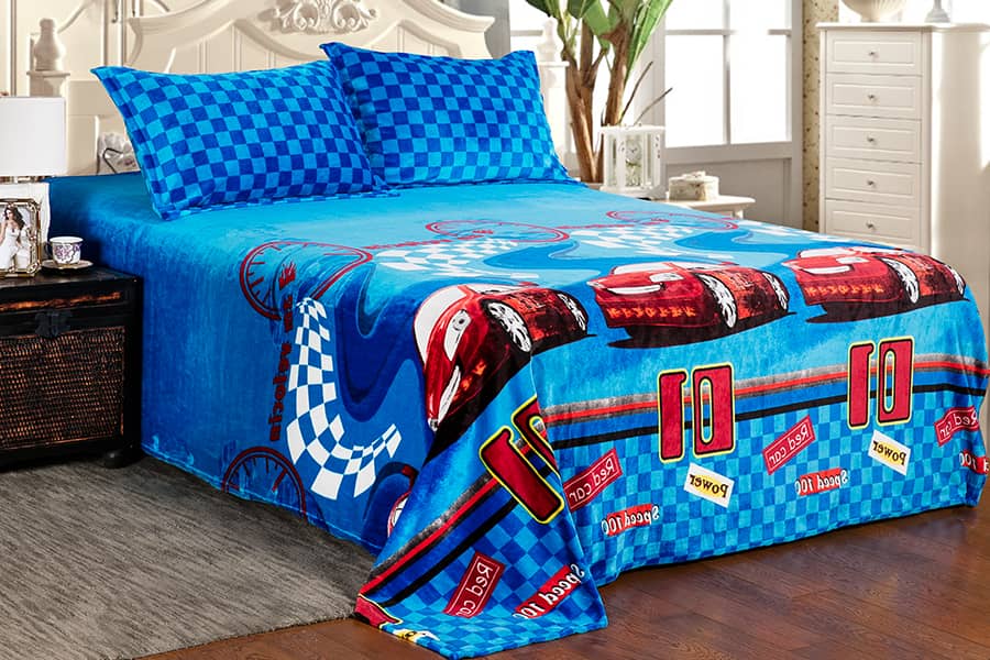 Wholesale Cow Animal Print Large Thick Fleece Flannel Blanket for Home Textile