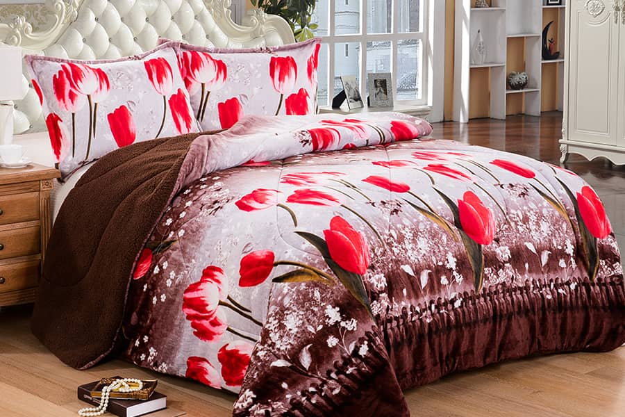 cheap good quality custom designs mink plush baby blanket 