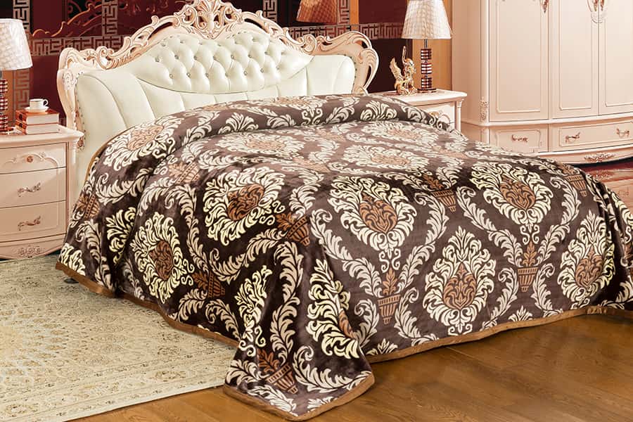 Gorgeous Colors Custom Large Size Bed Dedicated Printing Flannel Blanket 