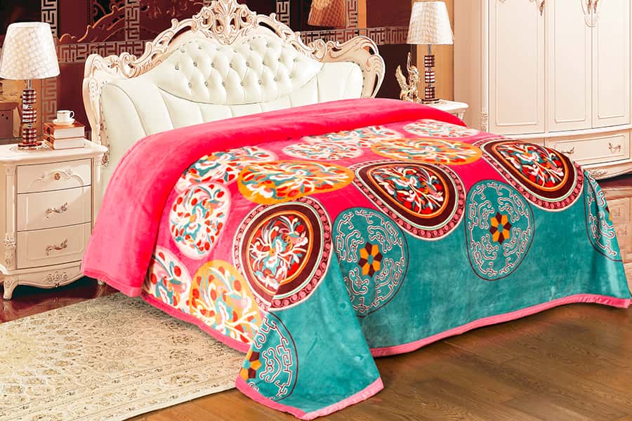 cheap good quality custom designs mink plush baby blanket 