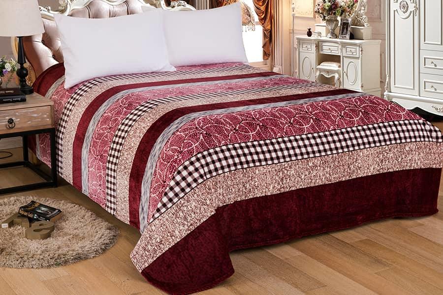 Gorgeous Colors Custom Large Size Bed Dedicated Printing Flannel Blanket 